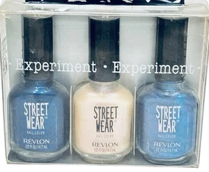 Revlon Street Wear #11 Midnight #24 Slick #19Splash Nail Polish Set Disconnected - Picture 1 of 7