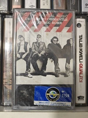 U2 How To Dismantle An Atomic Bomb FACTORY SEALED cassette **Ref Images  - Image 1 of 4