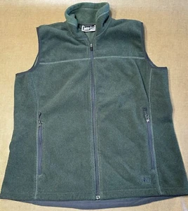 REI Women's fleece vest Size XL Green Polartech Full Zip Up - Picture 1 of 4