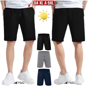 PANTALONCINO BERMUDA NORDSTAR CALIBRATO TAGLIE FORTI COTONE TASCA ZIP CASA SPORT - Foto 1 di 15