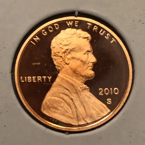 2010 S LINCOLN Shield CENT DCAM PROOF PENNY #2010c Cover