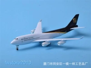 16cm Ups 747 Model Aircraft Freighter Metal Alloy Airliner Model Toy Miniature - Picture 1 of 6