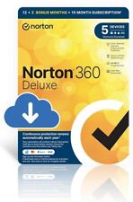 Norton 360 Deluxe 15 months
