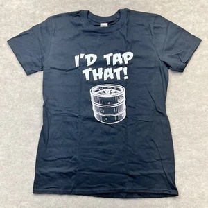 Camiseta para hombre Id Tap That divertida sarcástica fiesta barril de cerveza novedad mediana - Imagen 1 de 5