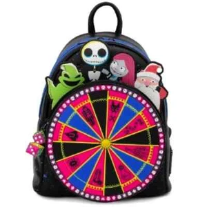 Loungefly Disney The Nightmare Before Christmas Oogie Boogie Wheel Mini Backpack - Picture 1 of 5