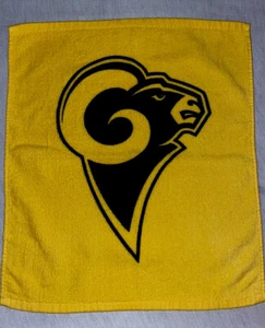 NFL Los Angeles Rams Yellow Rally Towel 100% Cotton Pro Towels 16x17 - Picture 1 of 2