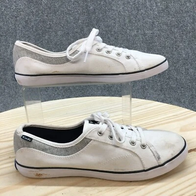 Keds Shoes Womens 8 Grace Sneakers White Canvas Round Toe Striped WH55281 - Image 1 of 4