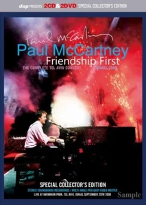 PAUL McCARTNEY / FRIENDSHIP FIRST: THE TEL AVIV CONCERT - ISRAEL 2008 2CD+2DVD - Imagen 1 de 3