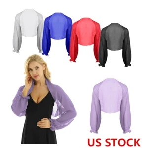 Cárdigan kimono de gasa manga larga raglán frente abierto color liso para mujer - Imagen 1 de 67