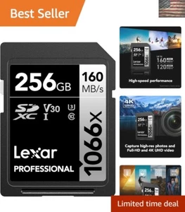 Wytrzymała karta SDXC 256 GB - prędkość 1066x, odporna na temperaturę w ekstremalnych warunkach - Zdjęcie 1 z 9