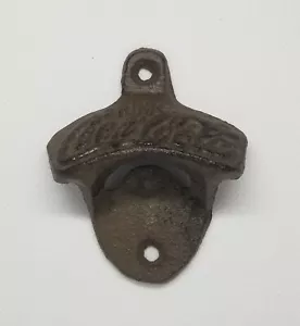 Drink Coca Cola Coke Wall Mount Bottle Opener 3" Soda refreshment Decor Brown - Picture 1 of 3