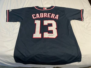 Asdrubal Cabrera Signed Washington Nationals Navy Jersey Autograph Proof - Picture 1 of 3