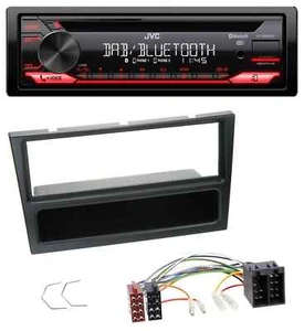 JVC CD DAB USB Bluetooth MP3 Autoradio für Opel Agila Combo Vivaro Corsa C Omega - Bild 1 von 8