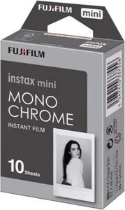 10 Prints Fujifilm instax mini B&W Monochrome Film for Fuji 12, 11,9, 8, 90, 70 - Picture 1 of 3