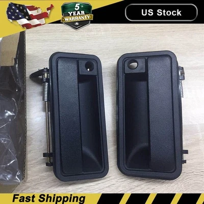 PAR DE MANIJAS DE PUERTA EXTERIOR 1995-99 Chevy GMC C/K SILVERADO SIERRA 1500.2500 YQQSY Foto 1 de 4