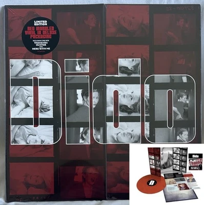 IN HAND!! Dido No Angel RED MARBLE Vinyl LP W/SIGNED Lyric Sheet + Sticker Set - Image 1 of 4