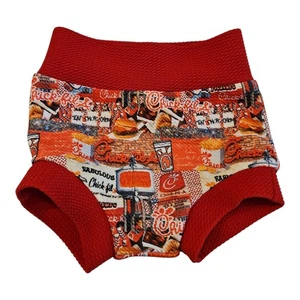 Baby Infant Adorable Diaper Cover Unisex Eat Mor Chikin, Clean 0-3 Months? - Picture 1 of 4