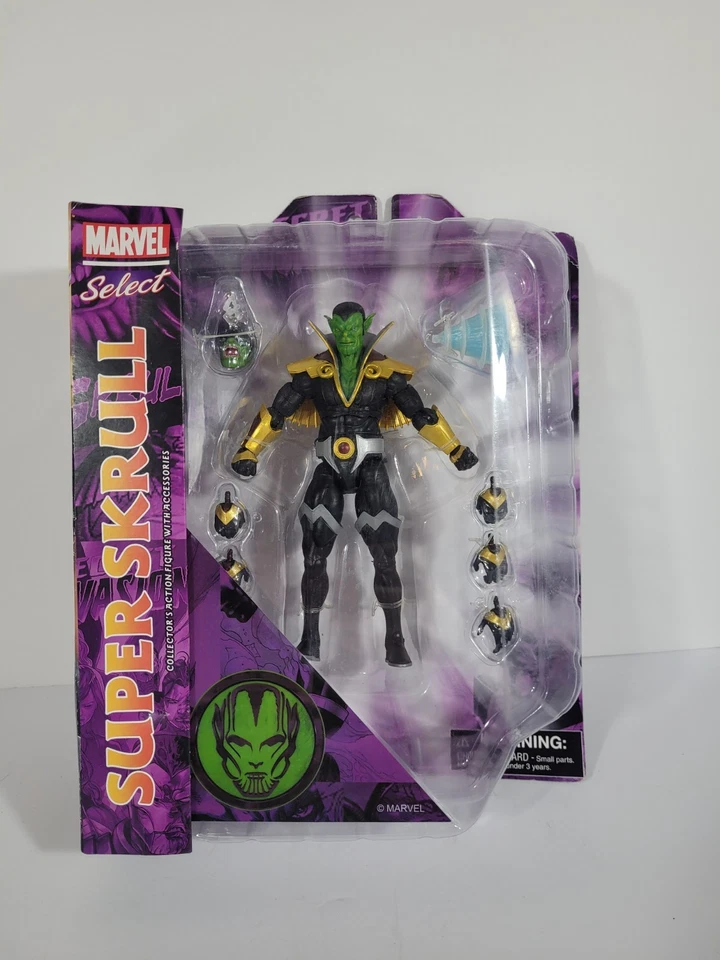 Diamond Select Marvel Comics SUPER SKRULL Collector Edition Action Figure * NEW - Image 1 of 4