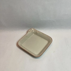 Casa Stone Madeira Harvest Olive Plate Trinket Dish Tea Bag Rest Small 3.5” - Picture 1 of 4