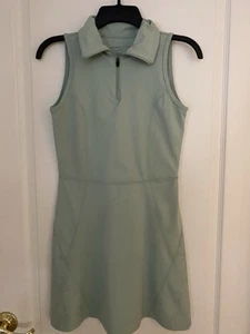 Sincerely Jules Active Womens Dress Small Green  Quarter Zip Tennis Golf * - Picture 1 of 8