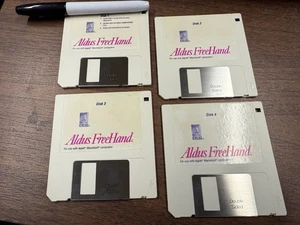 Aldus Freehand - Software 3-1/2" disks - vintage Mac software - S.N. on Disk #1 - Picture 1 of 6