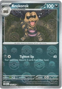 Krokorok (Poke Ball Pattern) - SV: Black Bolt 058/086 - Common - NM Pokémon TCG - Picture 1 of 2