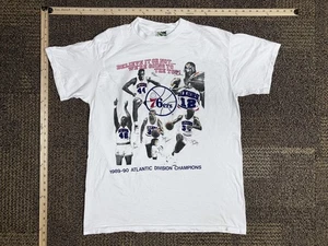 Vintage Philadelphia 76ers Shirt Herren XL weiß NBA Basketball 1989-90 Champions - Bild 1 von 10