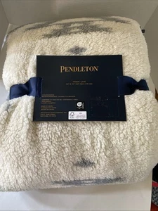 Nuevo con etiquetas Nuevo Pendleton 50x70 Multicolor Sherpa Tiro Polar Manta Suroeste Azteca - Imagen 1 de 5