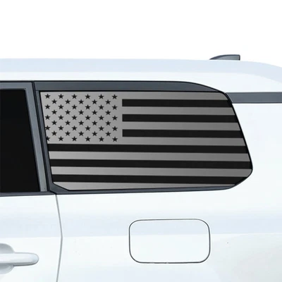 Calcomanía adhesiva bandera americana para Toyota Land Cruiser 2024-2026 cuarto ventana Foto 1 de 4