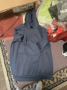 Adidas Men’s Medium Blue Yoga Hoodie Athletic Energized Souls Club - Picture 1 of 5