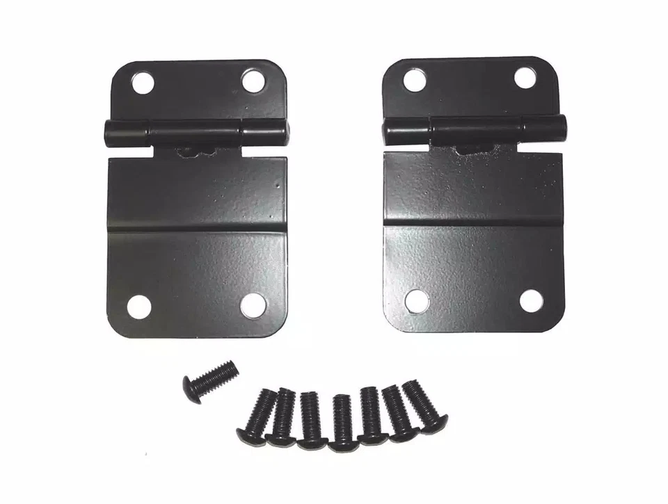 Rugged Ridge Tailgate Hinge Kit Lower Black 11207.01 Fits 1976-1986 Jeep CJ - Изображение 1 из 4