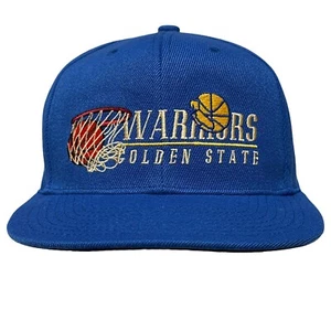 Mitchell & Ness NBA Golden State Warriors Classic Blue Snapback Hat - Picture 1 of 4
