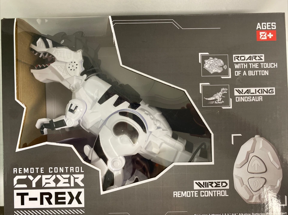 Cyber T Rex Remote Control Ages 8 Plus Wired Walks and Roars