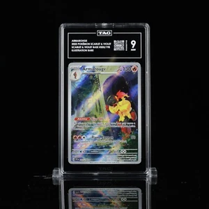 Pokemon Scarlet & Violet Base - Armarouge 203/198 Illustration Rare - TAG 9 - Picture 1 of 2