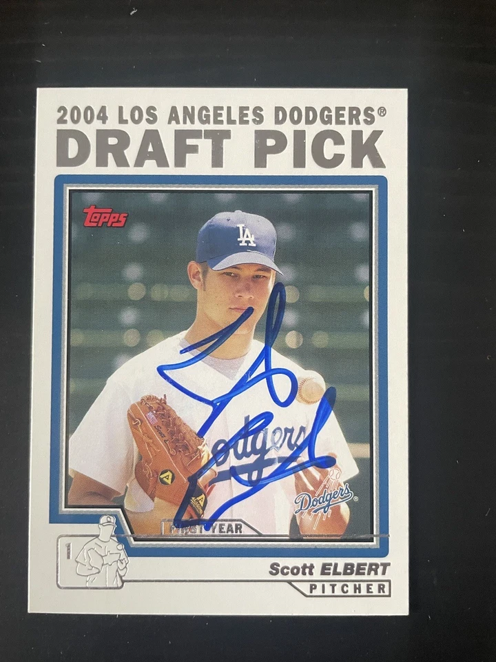 2004 Topps Traded #T79 Scott Elbert Los Angeles Dodgers Signed Card Autographed - Image 1 of 1