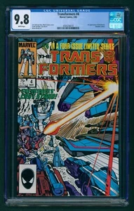 Transformers #4 (1985) CGC 9.8 weiß! 1. Auftritt von Shockwave! - Bild 1 von 2