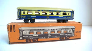 JOUEF "HO" PULLMAN WAGON 1st CLASS PARIS-ROME METAL GOOD CONDITION REF 600 1950s - Picture 1 of 5
