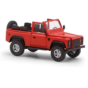 Busch 54390 Land Rover Defender Open Red HO 1:87 New - Picture 1 of 1