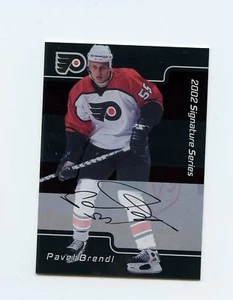 01-02 BE A PLAYER BAP SIGNATURE AUTOGRAPH AUTO #220 PAVEL BRENDL FLYERS *60982 - Picture 1 of 1