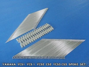 Fit YAMAHA YCS1 YCS 1 YCS2 CS2 YCS3 CS3 FR/ RR SPOKE SET 72 Pcs. JAPAN [mi2533] - Picture 1 of 7