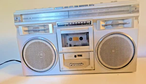 Vintage Panasonic Platinum RX-5110 AM-FM Cassette Boombox . WORKS! READ BELOW! - Picture 1 of 10