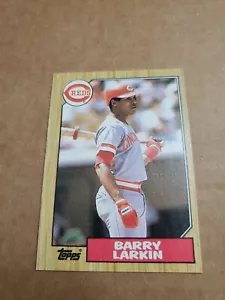 1987 Topps Barry Larkin Rookie Baseball Card #648 Cincinnati Reds #1 Draft Pick - Bild 1 von 6