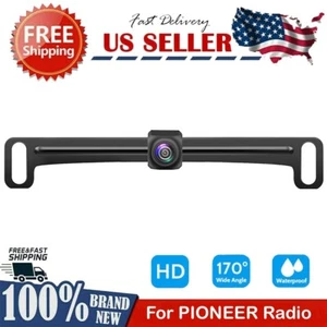 Backup Camera Rearview License Plate for PIONEER MVH-210EX MVH210EX - Picture 1 of 12
