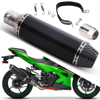 Exhaust Muffler Tail Pipe DB Killer Slip On Universal For Motorcycle ATV 38-51mm - Image 1 of 4