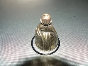 Antique Vintage Brass Maid Bell Ornate Made in England - Picture 1 of 3
