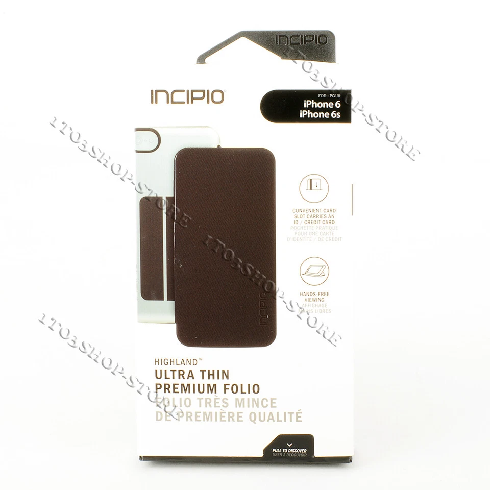 Incipio Highland iPhone 6s iPhone 6 Folio Wallet Case - Gunmetal / Black - image 1 of 4