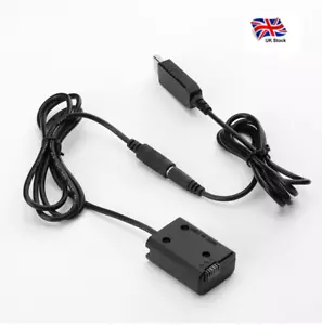 NP-FW50 Dummy Akku DC Power Bank USB Kabel für Sony NEX-3/5/6/7 Serie W008 - Bild 1 von 12