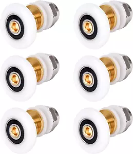 Queta 6PCS X Shower Door Rollers,Roller Diameter 25Mm for the Bathroom Glass Sli - Picture 1 of 12