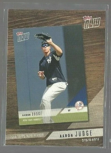 2019 Topps '18 Topps Now Review #TN1 Aaron Judge (ref 70748) - Image 1 of 1