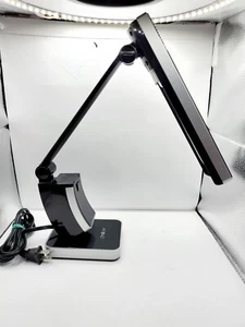 Modern Ottlite Sleek Articulating Desk Lamp Black & Silver GX7825 Tested & Works - Picture 1 of 8
